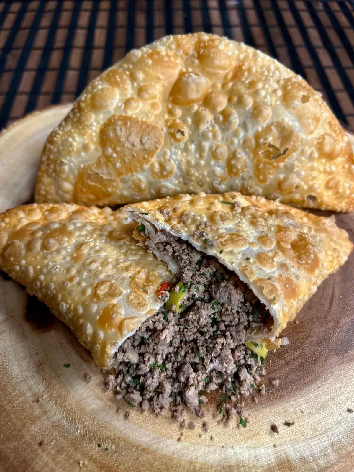 Pastel with Ground Beef and Cheese