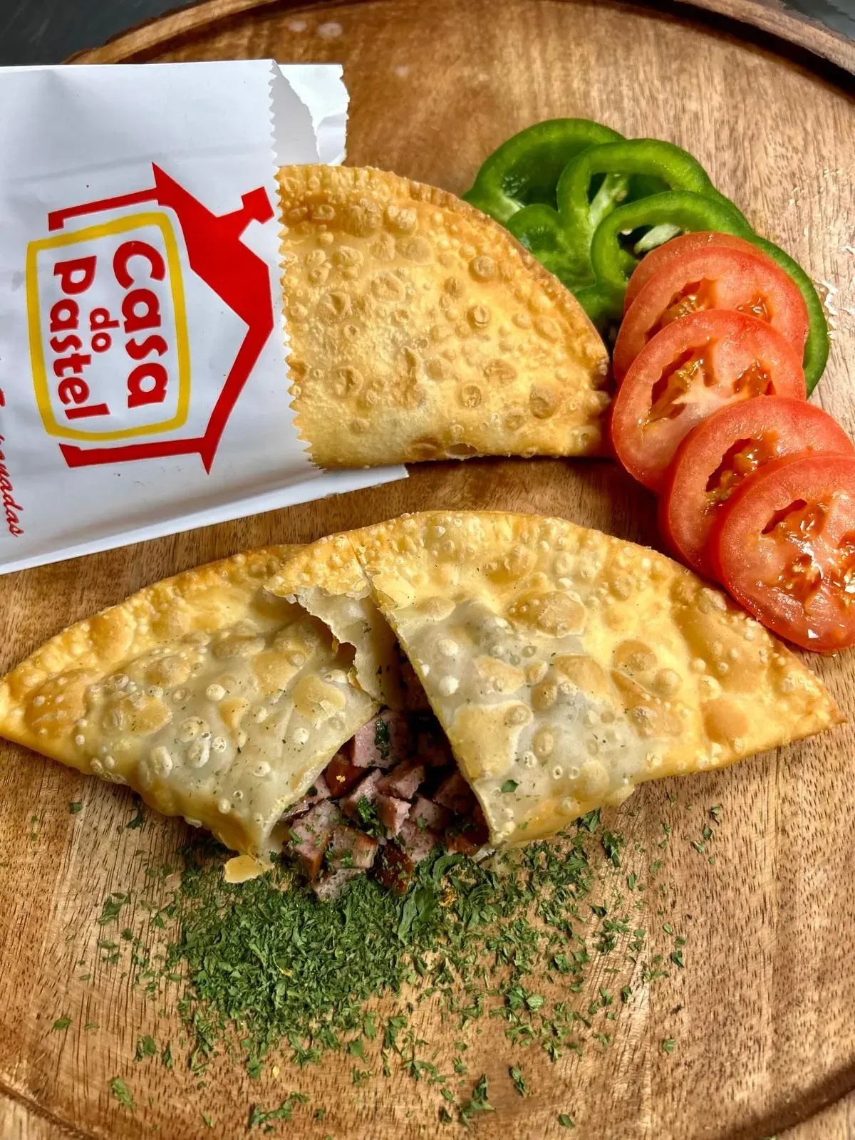 Pastel de Calabresa