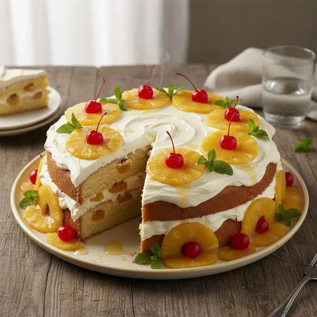Bolo de Abacaxi Grande