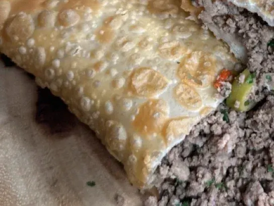 Pastel de Palmito com Tomate Seco