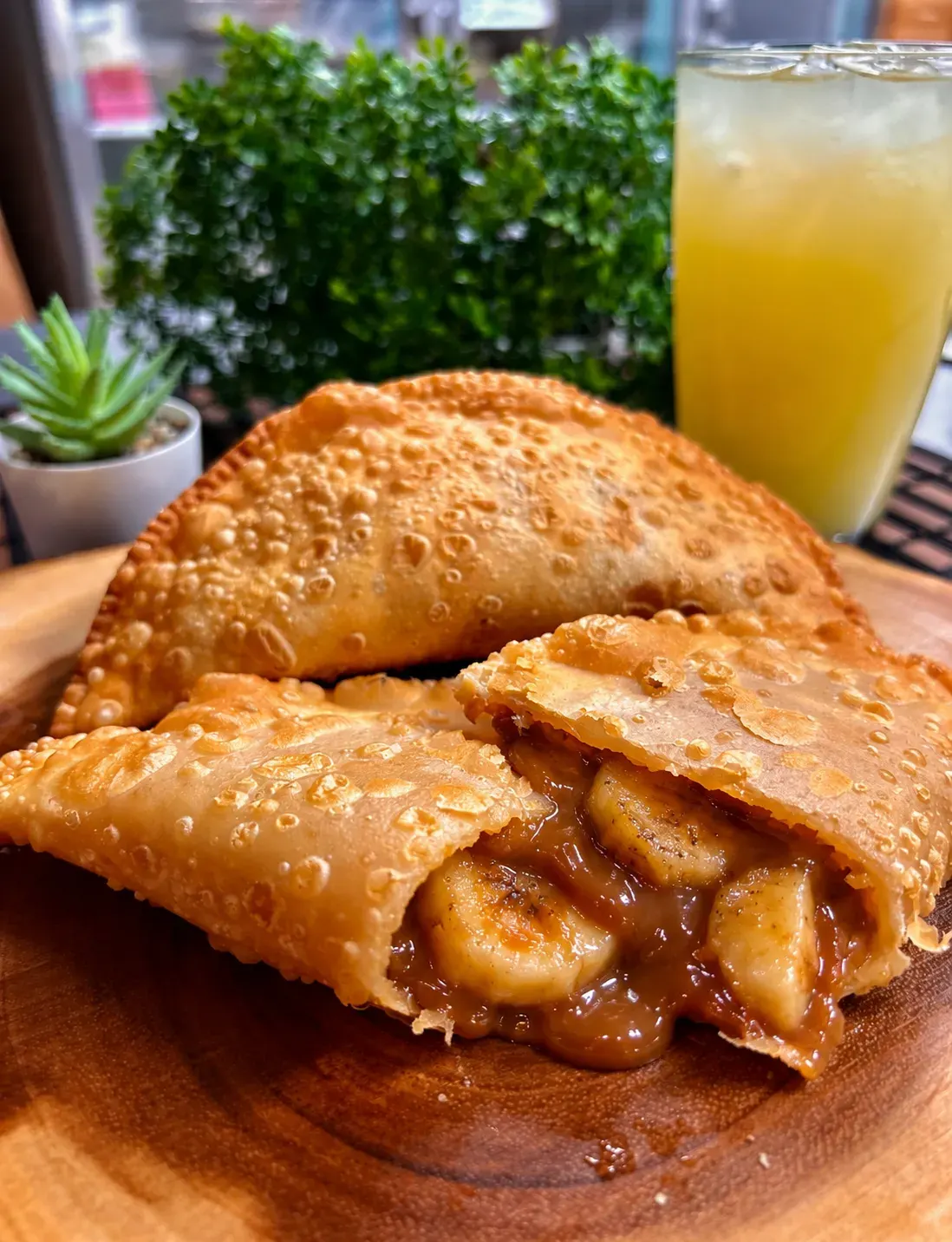 Pastel de Doce de Leite com Banana
