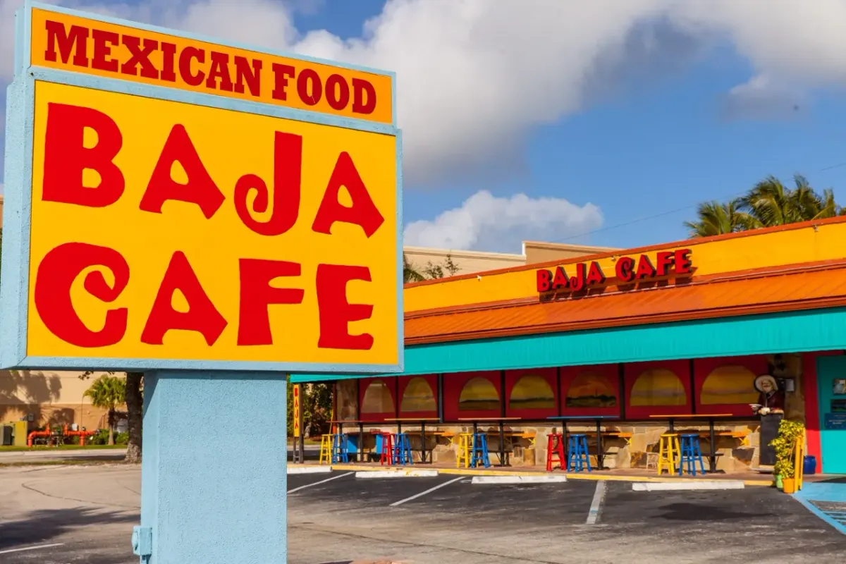 Front store of Baja Cafe restaurant