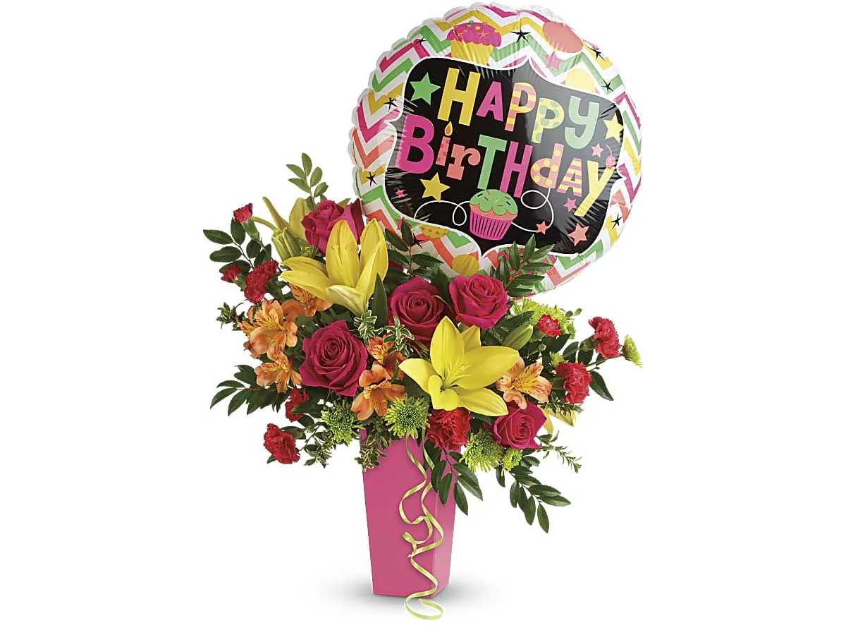 Birthday Bash Bouquet — Deluxe