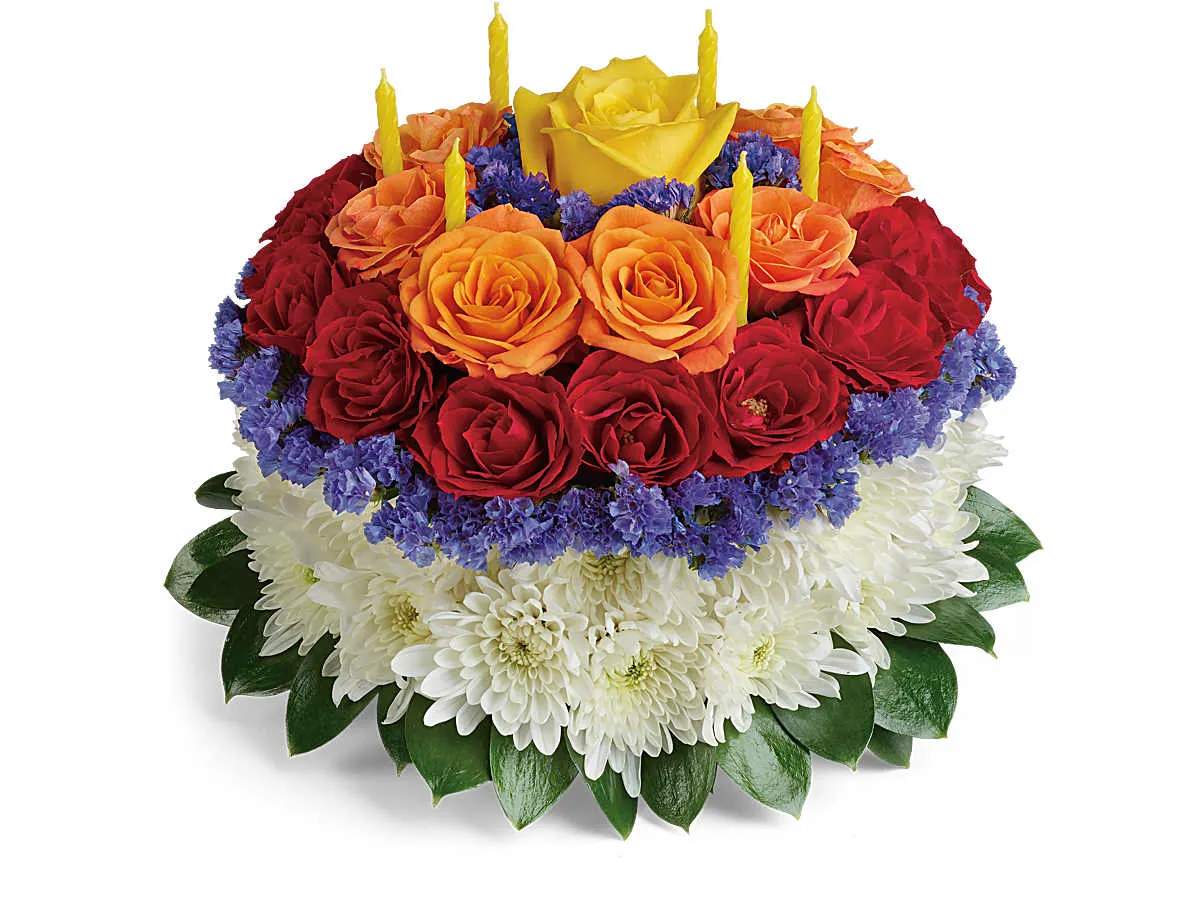 Your Wish Is Granted Birthday Cake Bouquet — Elite