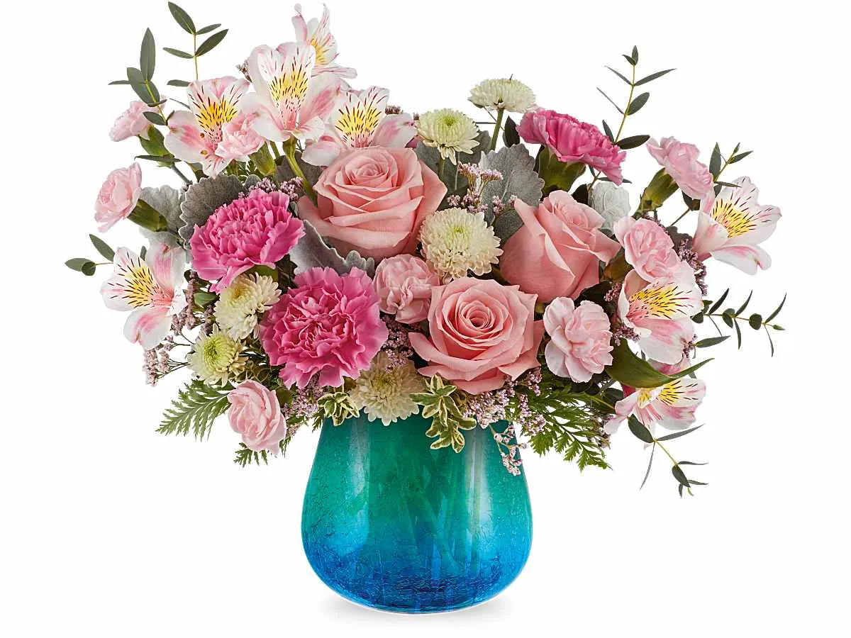 Blue Hues Bouquet — Deluxe
