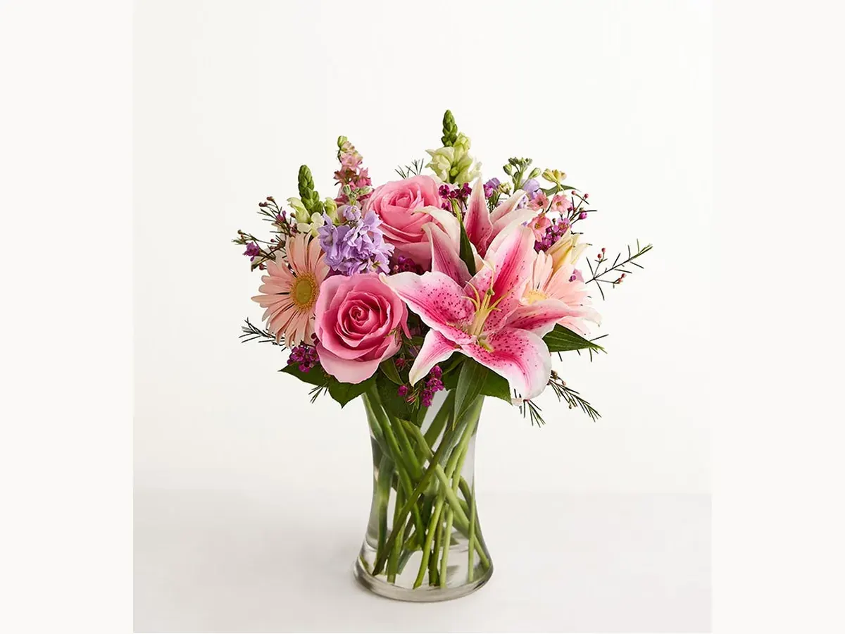 Pink Rose and Lily — Deluxe