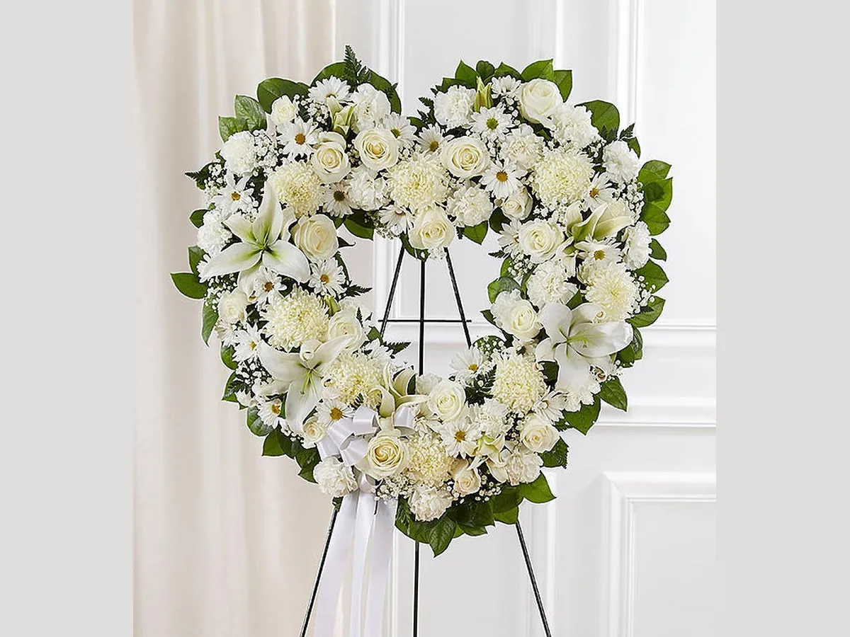White Open Heart Tribute