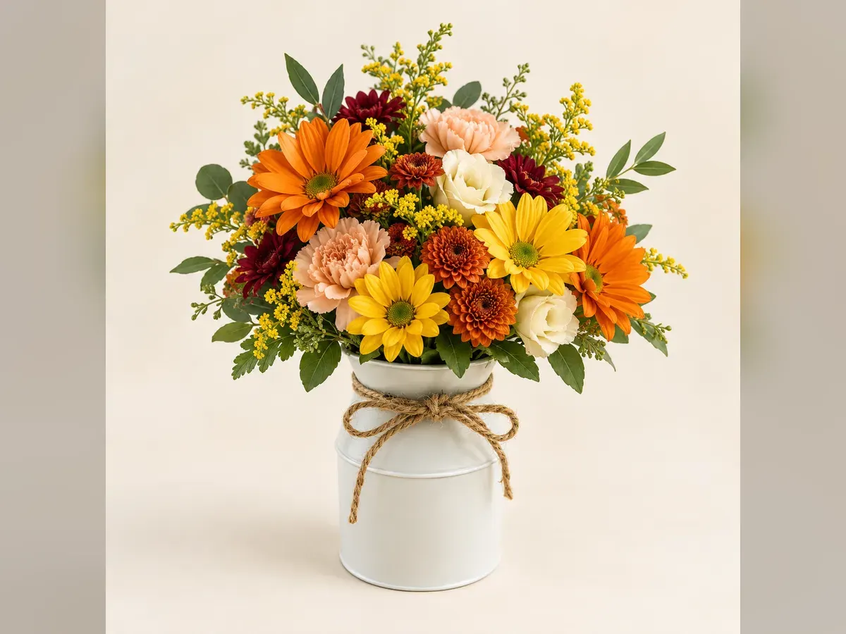 Autumn Fields Pail