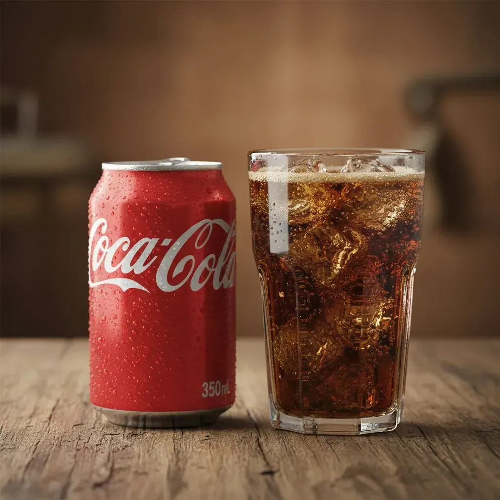 Canned Coca-Cola